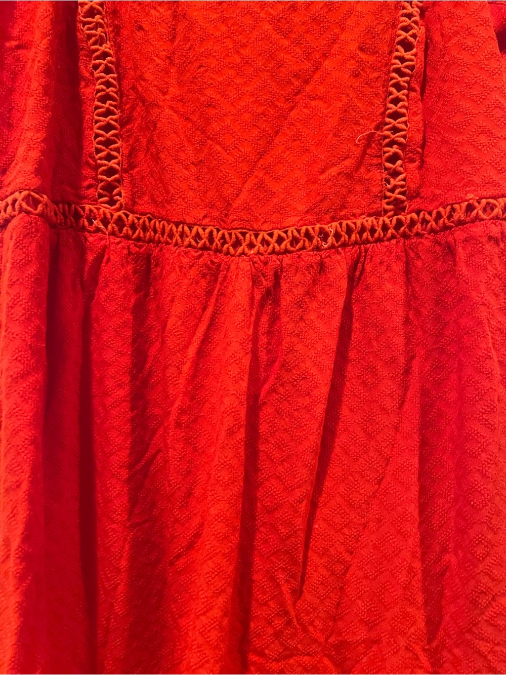 Joie Crochet Lace Diamond Pattern S - Picture 3 of 5